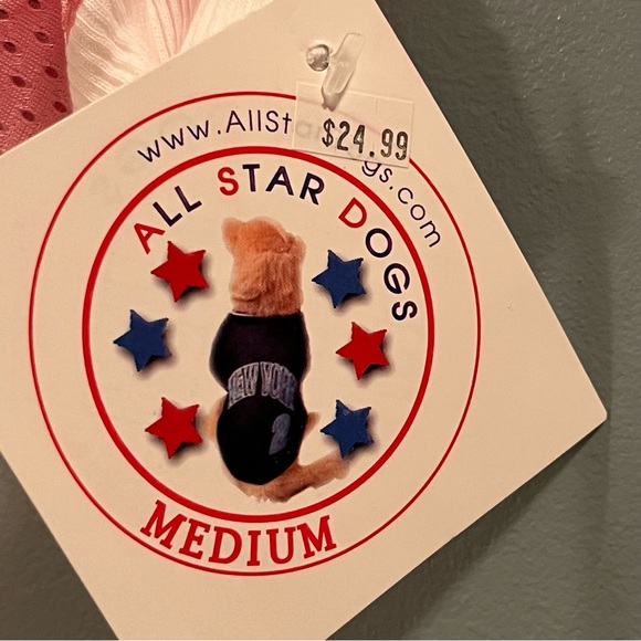 All Star Dogs New York Pink Pull On Jersey - Picture 8 of 9